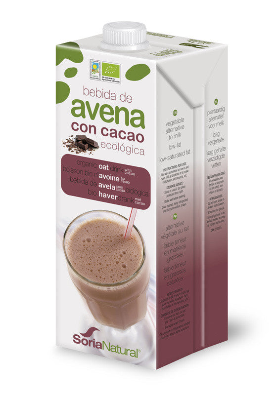 bebida de avena con cacao ecologica 1000 ml