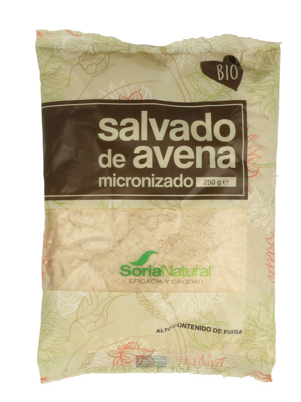 salvado de avena micronizado 250 g soria natural