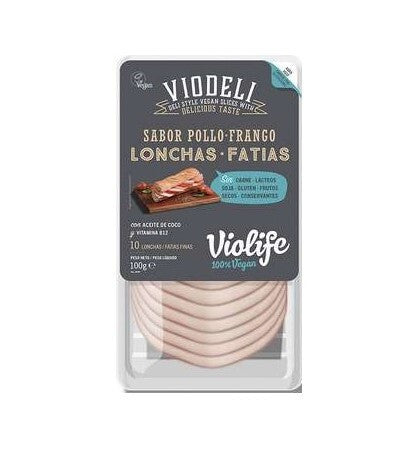 refrig lonchas veganas viodeli sabor pollo 100g