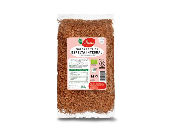 fideos de trigo espelta integral bio 500 g