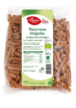 macarrones integrales bio 500 g