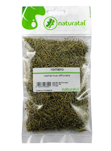 romero hoja rosmarinus officinalis 50gr