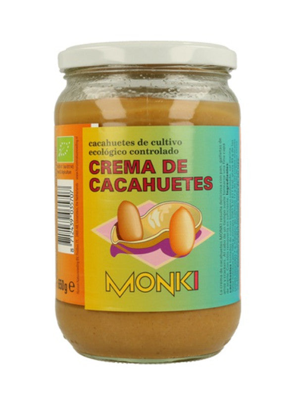 crema de cacahuete bio monki 650 gr