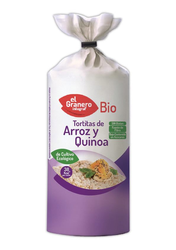 tortitas de arroz y quinoa bio 120 g