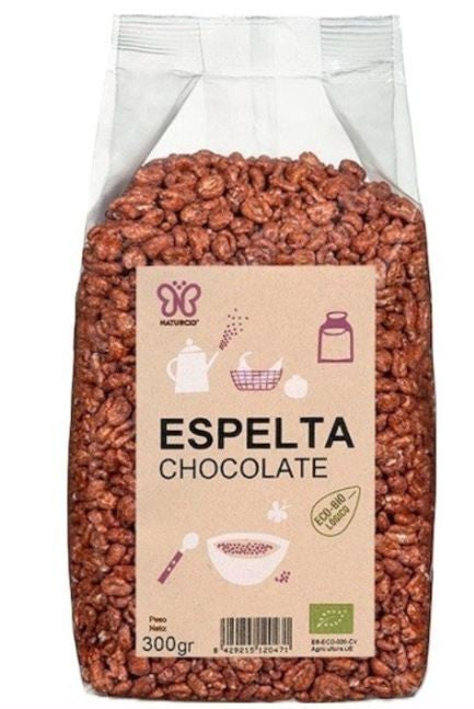 espelta con chocolate bio 300 gr