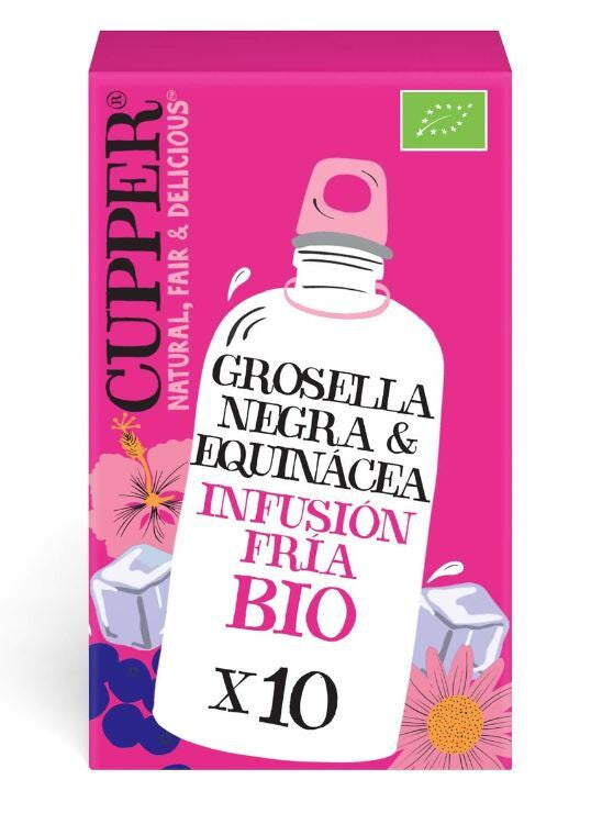 infusion fria con grosella negra y equinacea bio 10 bolsas