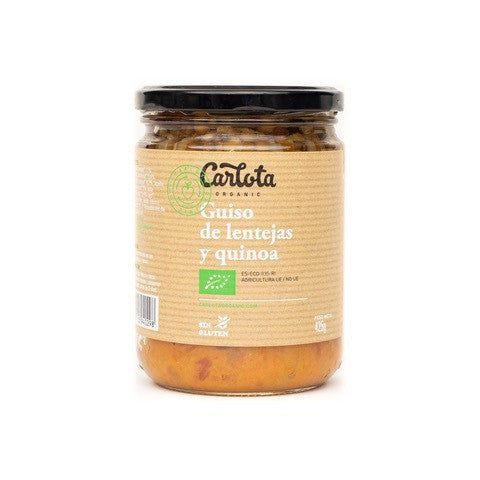 guiso de lentejas y quinoa eco 425g