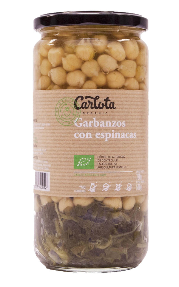 garbanzos con espinacas 720gr