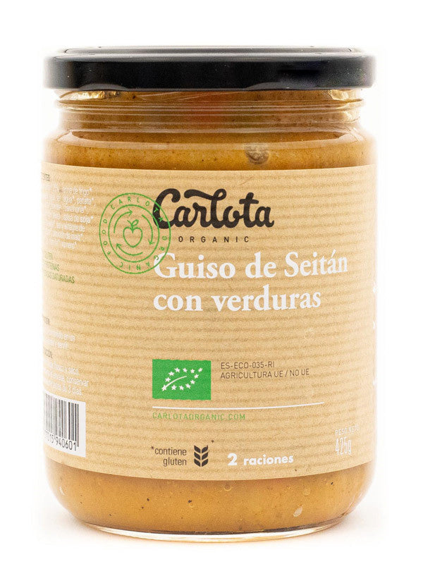 guiso de seitan con verduras 425g eco