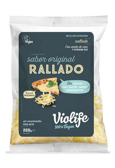 refrig queso violife rallado original 200 gr