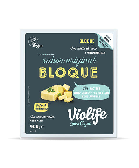 refrig queso violife bloque original 400 gr