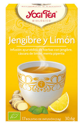 yogi tea jengibre limon bio 17 bolsitas