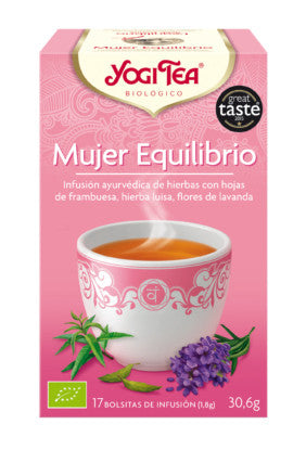 yogi tea mujer equilibrio bio 17 bolsitas