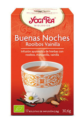 yogi tea buenos sue os rooibos vainilla bio 17 bolsitas