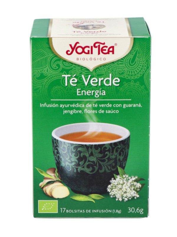 yogi tea verde energia bio 17 bolsitas