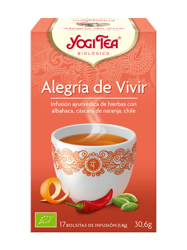 yogi tea alegria vivir reconfort bio 17 bolsitas