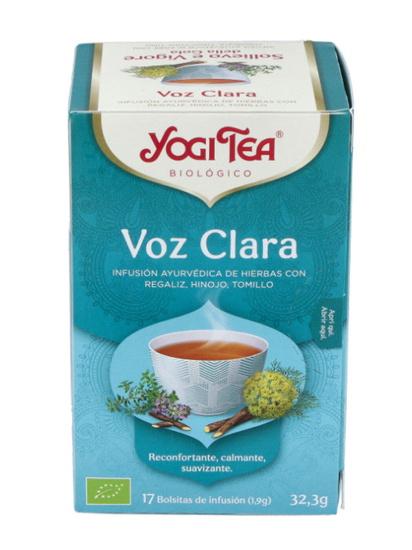 yogi tea voz clara garganta bio 17 bolsitas