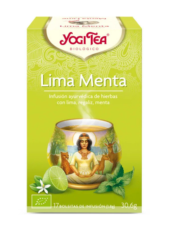 yogi tea menta lima bio 17 bols