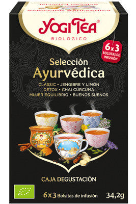 yogi tea selecci n ayurv dica 6x3 bolsitas