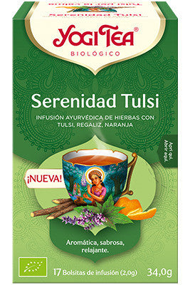 yogi tea serenidad tulsi 17 bolsitas