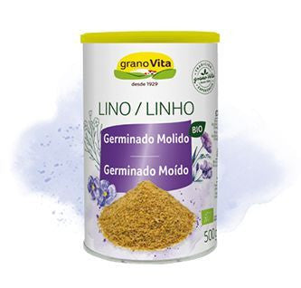 lino germinado molido bio 500g