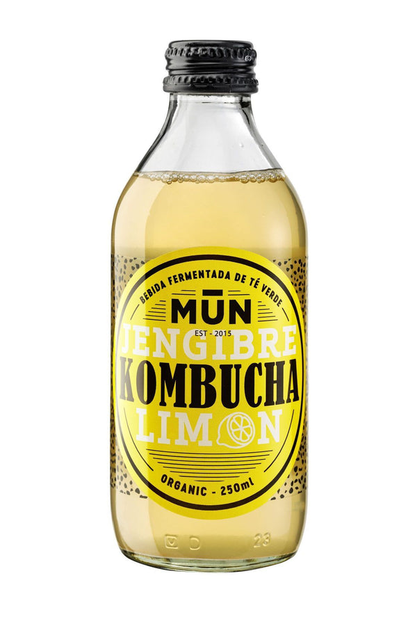 mun kombucha ginger lemon 250ml