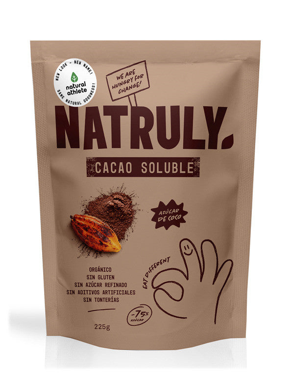 cacao soluble en polvo bio 225 gr