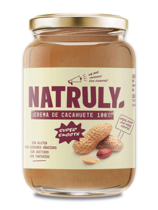 crema cacahuete smoothy natruly 500 g