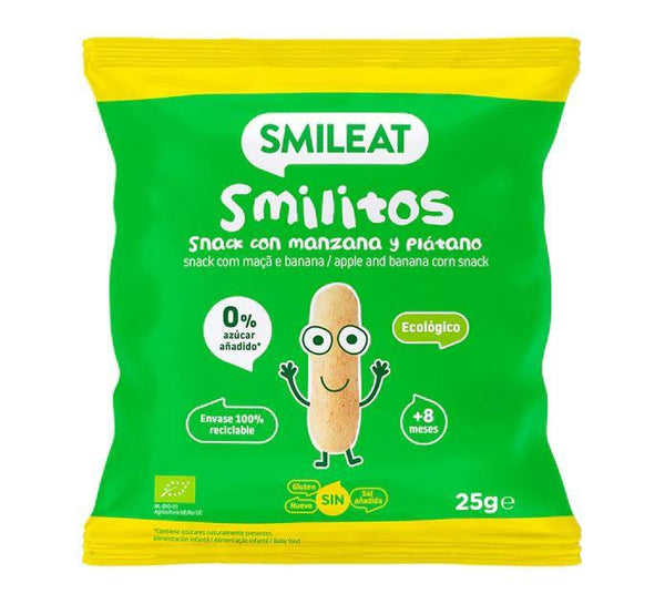 smilitos con manzana y pl tano bio 25g