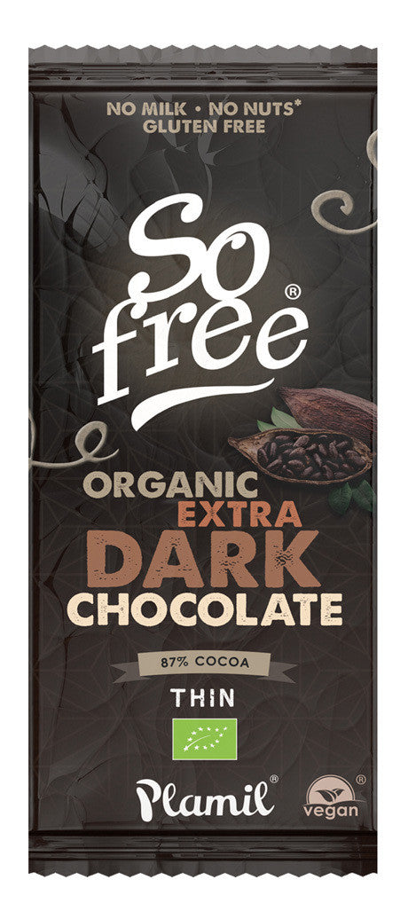 so free chocolate al cacao intenso 87 bio vegano 80gr