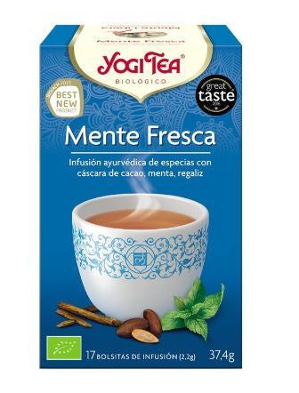 yogi tea mente fresca bio 17 bols