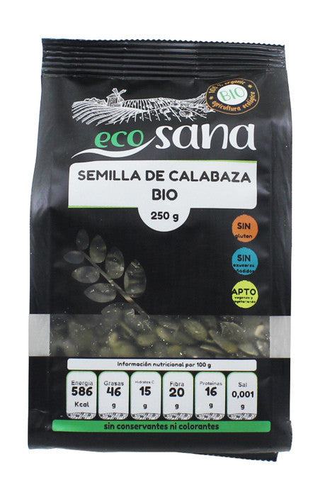 semilla calabaza 250gr bio ecosana