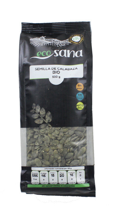 semilla calabaza 500gr bio ecosana