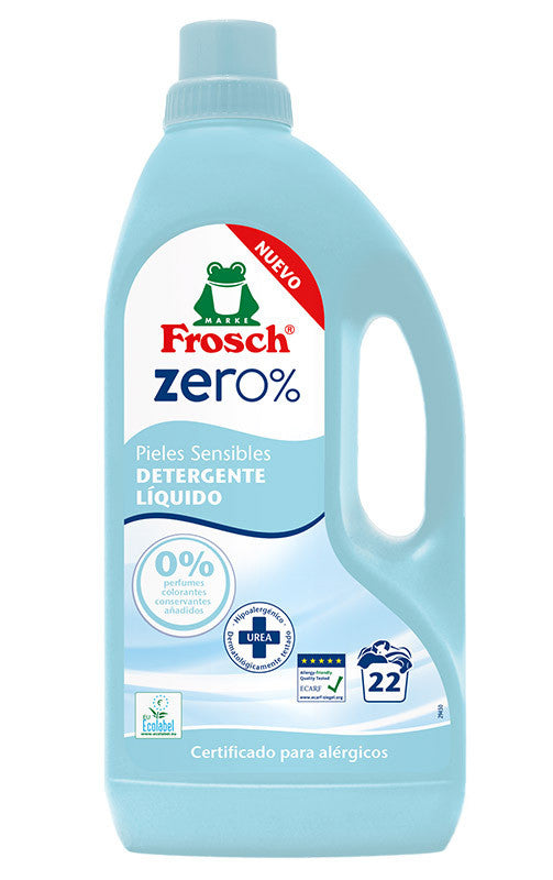 detergente liquido pieles sensibles frosch zero 1500 ml