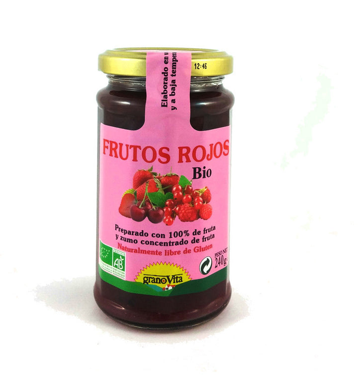 mermelada frutos rojos bio 240gr