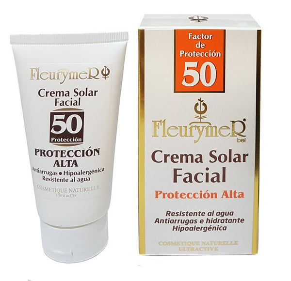 crema solar facial spf 50 tubo 80ml