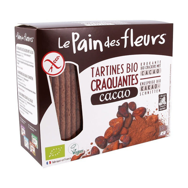 cracker cacao le pain des fleurs 160g