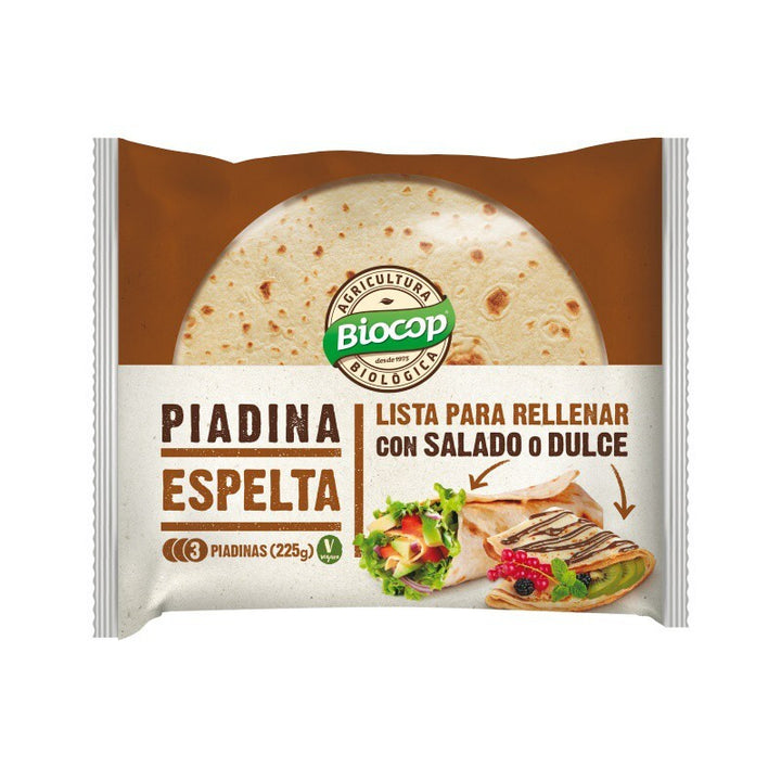 piadina trigo espelta biocop 225 g