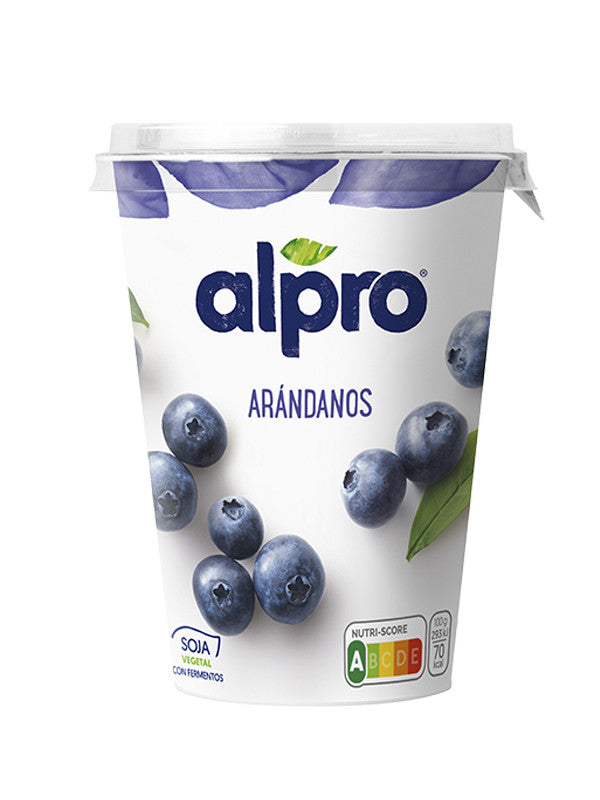 refrig yogur vegetal arandanos 500g