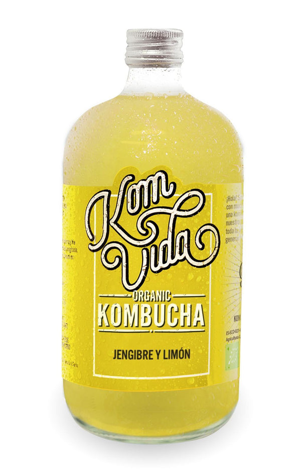 refrig komvida kombucha jengibre y limon 750ml