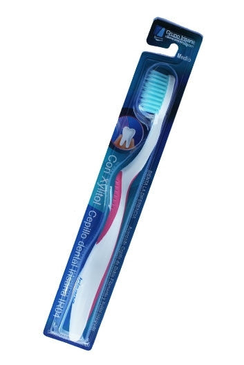 cepillo dental irisana xilitol medio 72 ir04