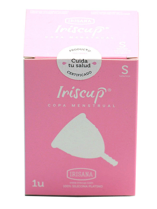 copa menstrual iriscup s transparente