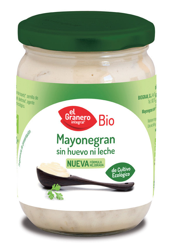 mayonegran mayonesa sin huevo bio 245 g