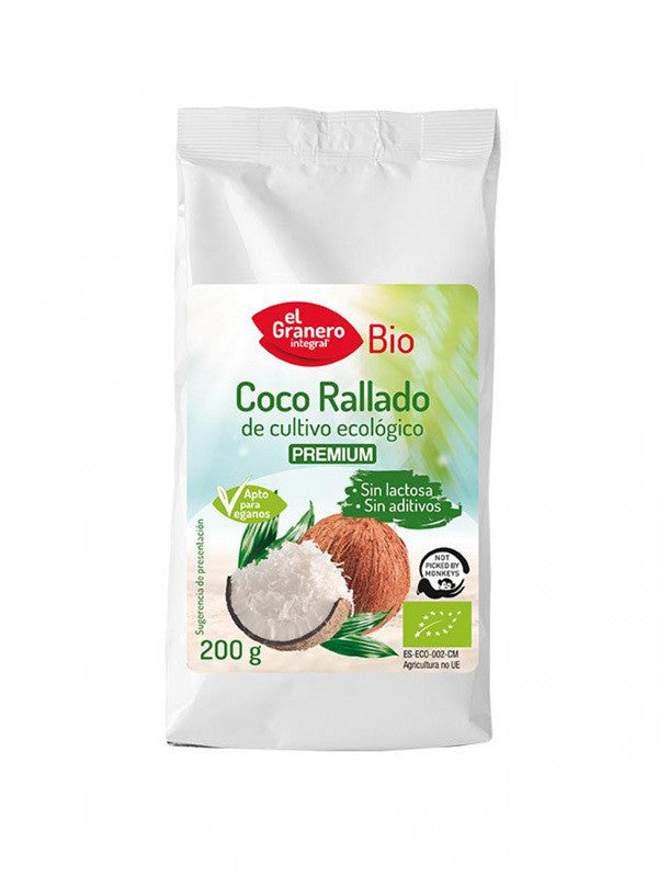 coco rallado fino bio 200 g