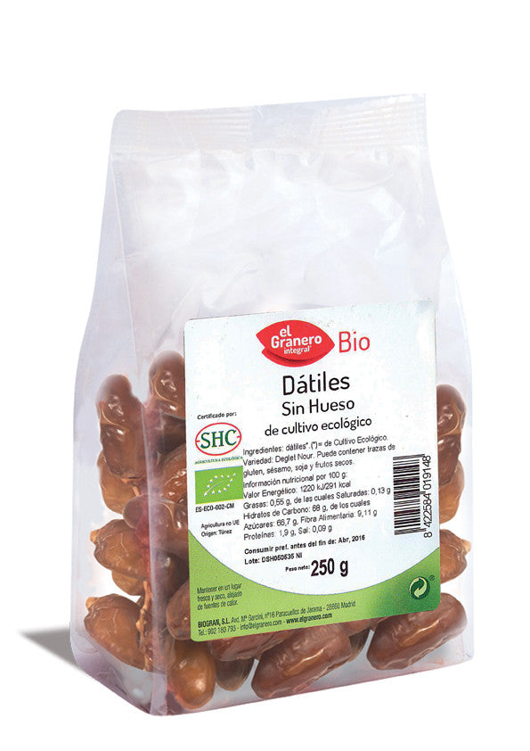 datiles sin hueso bio 250g