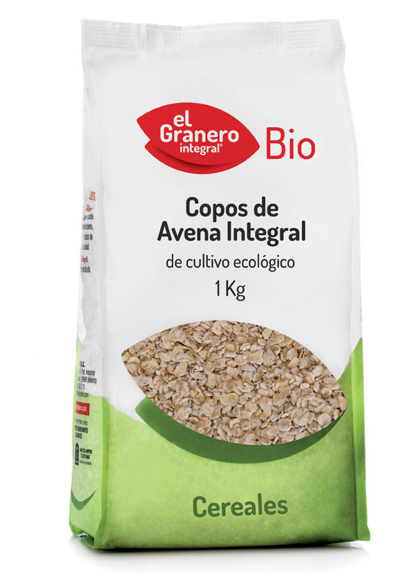 copos de avena integral bio 1 kg