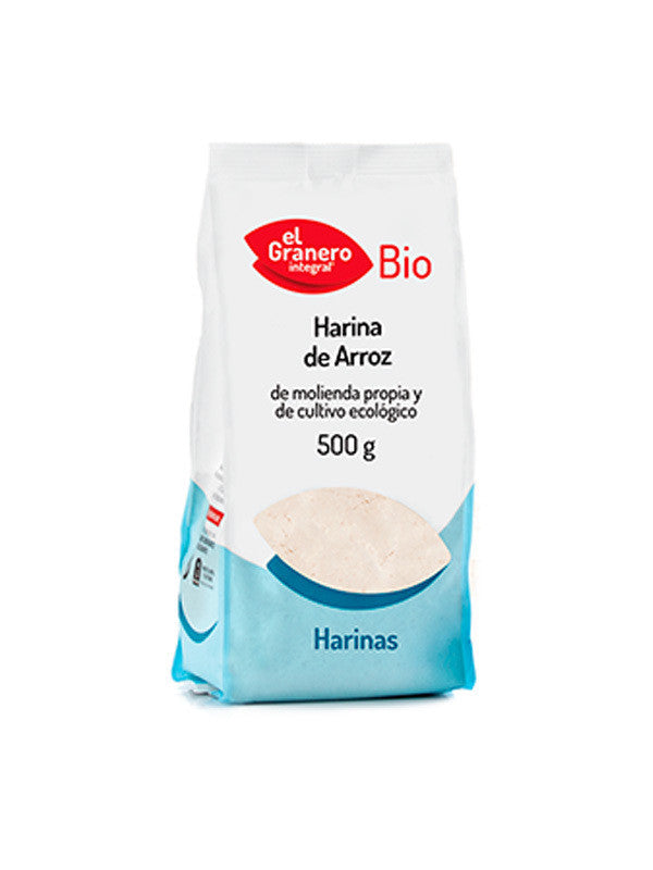 harina de arroz integral bio 500 g