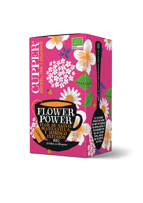 infusion flower power bio 20 bolsas