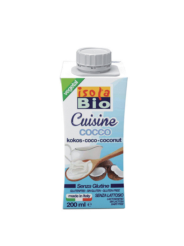 crema para cocinar de coco bio 200 ml