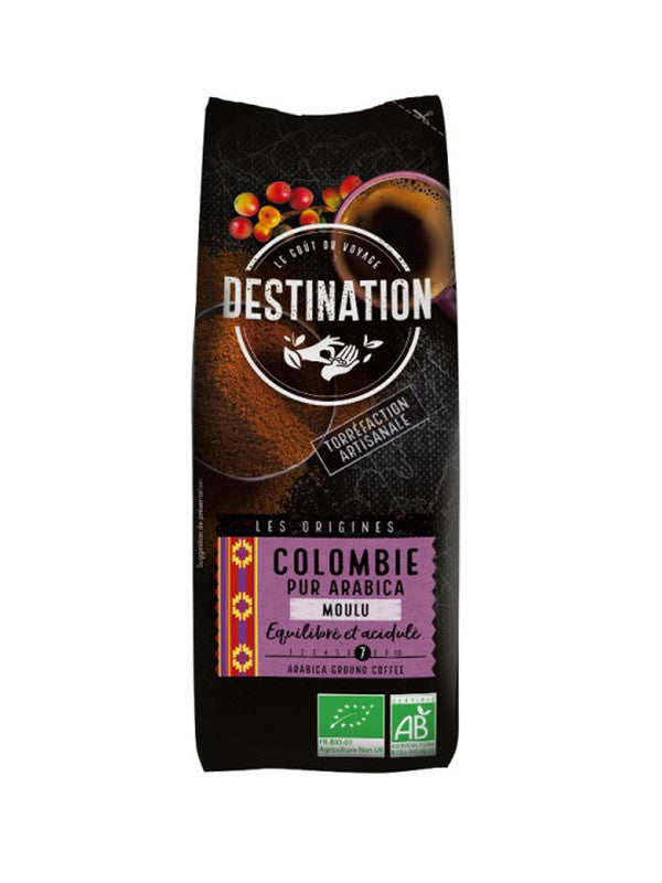 cafe molido colombia 100 arabica bio 250 g